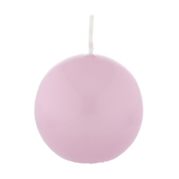 Kugelkerzen Rosa, Ø 40 mm, 12 Stück, dt. Kerzen in RAL Kerzenqualität, Kein rußen und tropfen