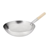 thumbnail of Vogue Stahl Wok runder Boden 35,5cm