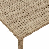 thumbnail of vidaXL Garten-Couchtisch Rechteckig Beige 40x40x37 cm Poly Rattan