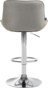 thumbnail of 2er Set Barhocker Vonore Stoff taupe/chrom