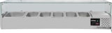 thumbnail of vaiotec Kühlaufsatz mit Glasabdeckung 7xGN1/3, 1600 x 395 mm