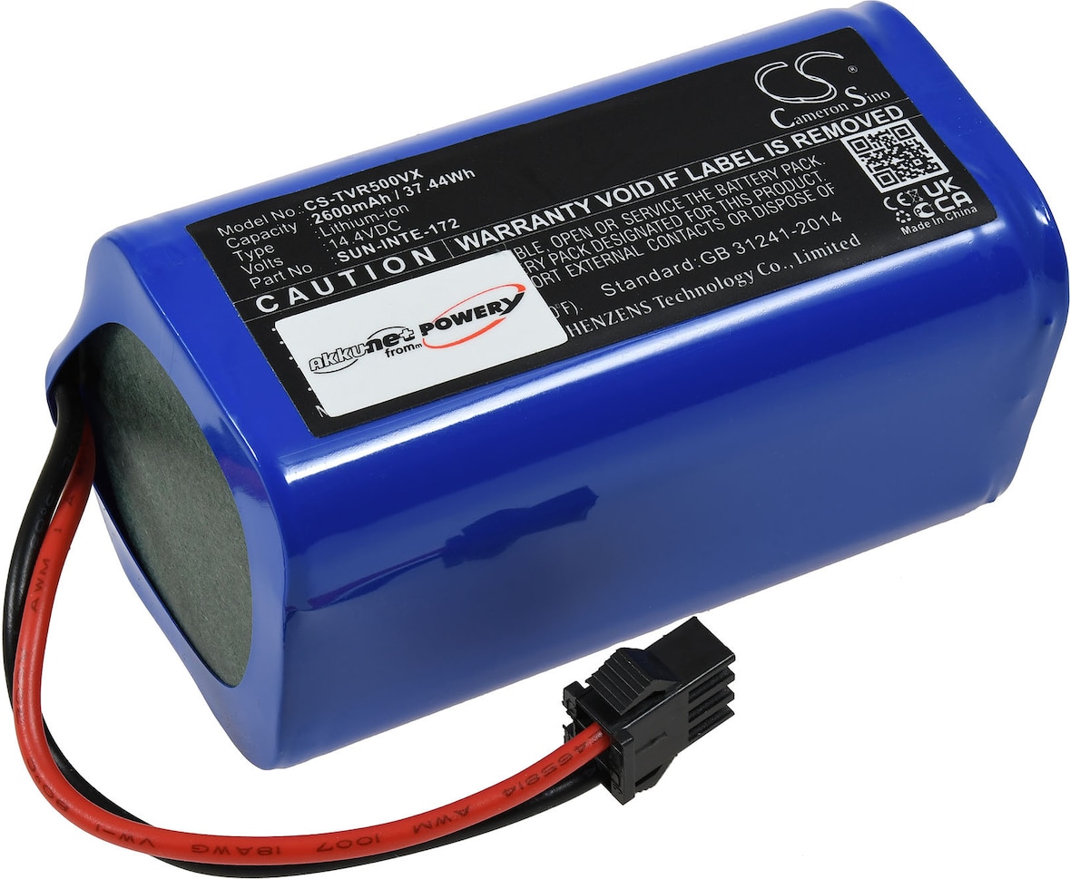Akku passend für Saugroboter Tesvor X500,  X500 Pro, X580, Typ SUN-INTE-172