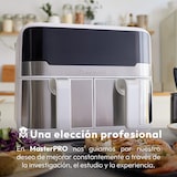 thumbnail of Freidora Sin Aceite Doble Blanca 9 L y 2400 W Pantalla LED Táctil Cesta Antiadherente Freidora de Aire 11 Funciones en 1 MasterPRO Rocket Duo 900