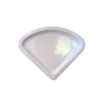Pizzateller aus Pappe, PE-beschichtet, dreieckig 1/4 - Form: Dreieckig 1/4 -  400 Stück
