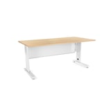 thumbnail of Painel frontal metálica para mesa de 200cm da gama METAL da Rocada. cor branca.