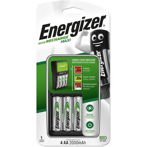 Energizer e300701300 chargeur de batterie, 2000 mah, 1 pièce noir