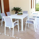 thumbnail of LOTUS poltrona da giardino in alluminio colore Bianco