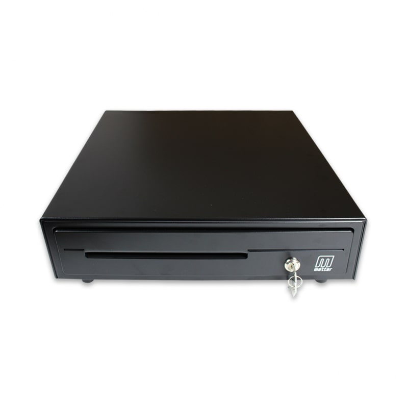 Cajón portamonedas Metter CDE350T-BK, touch, metálico, negro