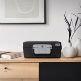 thumbnail of ECD Germany Dokumentenbox DIN A4, 39×33×16 cm (7 L) – feuerfest & wasserdicht, abschließbar (2 Schlüssel), Sicherheitskoffer/Geldkassette mit Griff