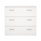 thumbnail of WellHome - Cómoda de Dormitorio con 3 Cajones en color Blanco 75 x 36 x 70 cm - Duero White