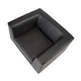 thumbnail of ROCADA, divano monoposto nero 95x66x77 cm