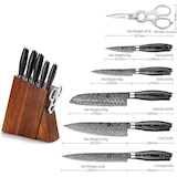 thumbnail of XinZuo - Damascus messenset 7-delig - B20 Ya series