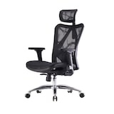thumbnail of SIHOO silla de oficina silla de escritorio, ergonómica, reposabrazos ajustables, 150kg capacidad de carga ~ cubierta negro, marco negro