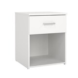thumbnail of WellHome - Nachttisch aus Holz mit 1 Schublade in der Farbe Weiß 38 x 36 x 48 cm - Duero White