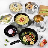 thumbnail of Batterie De Cuisine Inox Anti Adhésif 10 Pcs Tfi Flex10 Ix De Kitchencook