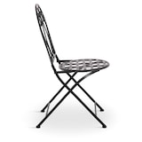 thumbnail of Eisenstuhl 2er-Set im Jugendstil, antike, handgefertigte Gartenstühle, klappbar, Schwarz, Raburg Mayla