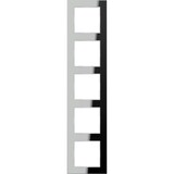 thumbnail of Jung Glasrahmen 5-fach si/vers AC 585 GL SI AC585GLSI