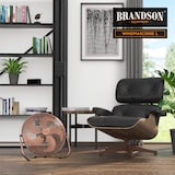 thumbnail of Brandson Windmaschine Retro Design, Ventilator, Standventilator 50 cm, Bodenventilator 120 Watt, hoher Luftdurchsatz, stufenlos neigbarer