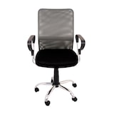 thumbnail of Sillas de oficina con asiento textil color Gris. Modelo Helena