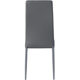 thumbnail of Chaise de salle à manger Mayfair Gris/Similicuir