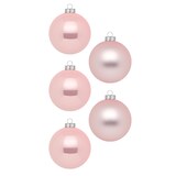 thumbnail of 36 Weihnachtskugeln 4cm Glas Christbaumkugeln Weihnachtsbaumkugeln klein rosa