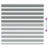 thumbnail of vidaXL Doppelrollo Dunkelgrau 160x100 cm Stoffbreite 155,9 cm Polyester