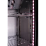 thumbnail of Frigo vetrina per la conservazione della carne. Interno in acciaio inox. Lampada battericida UV. Illuminazione a led verticale. Modello THIN AGER MEAT