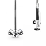 thumbnail of Grifo Cocina Industrial para Hostelería de 2 Aguas con Piña Rociadora - ZN-1