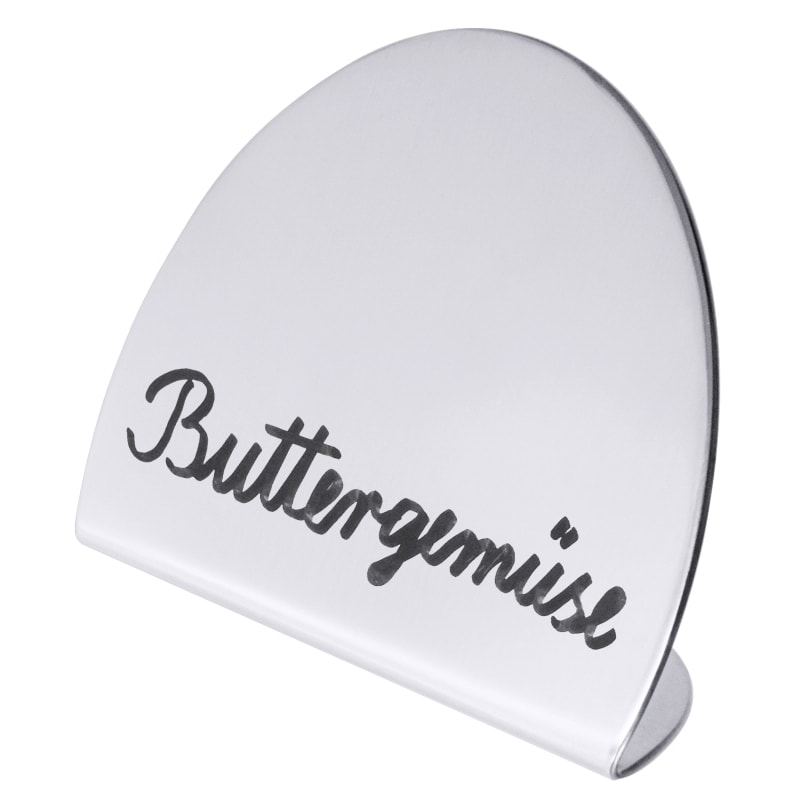 Contacto Buffet-Schild, halbrund