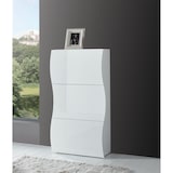 thumbnail of Web Furniture ONDA Scarpiera 3 Ribalte bianco lucido