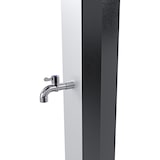 thumbnail of Doccia Solare 35 Litri 220 Cm Per Giardino Piscina Soffione Cromato Getto A Pioggia Con Regolatore Temperatura E Doccetta Per Piedi Attacco Per Tubo