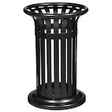 thumbnail of Rossignol - Corbeille extérieure à poser ou à fixer 60L TULIPE - gris manganèse