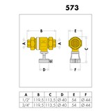 thumbnail of Systemtrenner Typ CA 1/2 Zoll Sicherheitsventil Rohrtrenner Heizung
