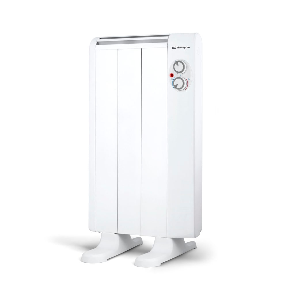 Orbegozo emisor térmico sin aceite RRM 510 A, 3 elementos, termostato regulable, 2 niveles de potencia, 500 W