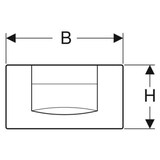 thumbnail of Geberit Betätigungsplatte 200F