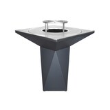 thumbnail of Braciere da giardino, Barbecue con griglia con gambe in acciaio - G1 grafite