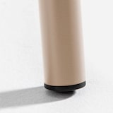 thumbnail of Tavolo rotondo da terrazza e 6 poltrone in acciaio color tortora - Oviala