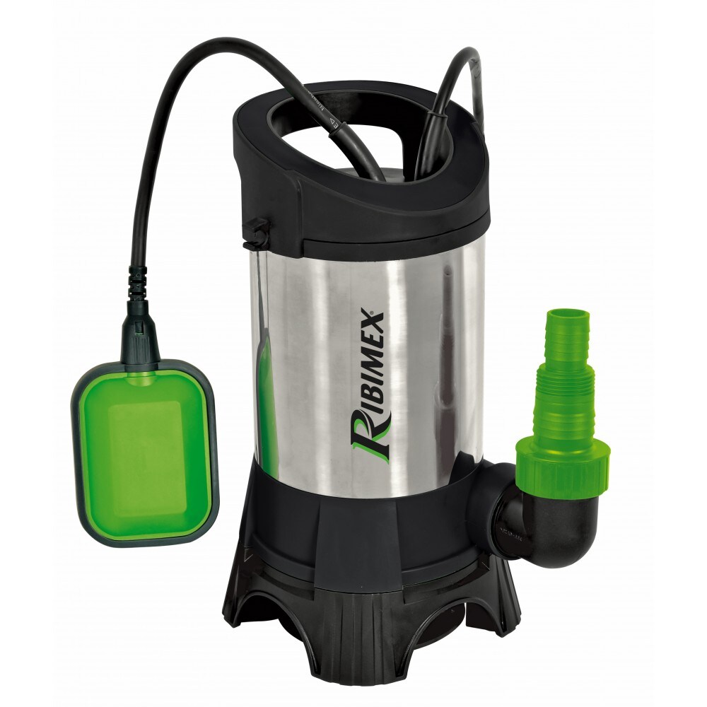 RIBILAND Pompe Vide-cave Eaux Chargées 900w + Interrupteur Flotteur prpvc901cip