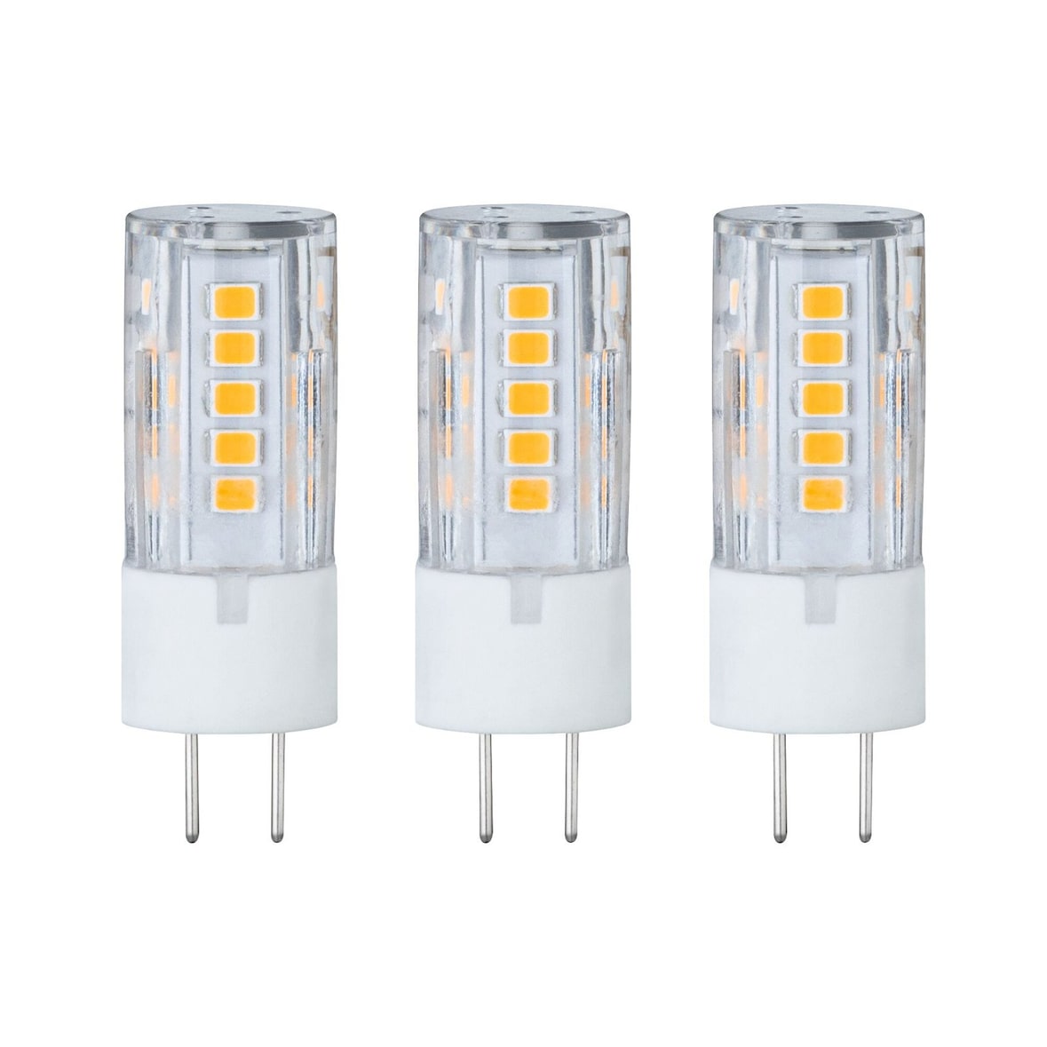 Paulmann Standard 12 V Culot à ergots LED GY6,35 Pack de 3  3x300lm 3x3,5W 2700K  Clair 28822