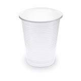 thumbnail of 200x Trinkbecher Getränkebecher weiß 150 ml PP O 70 mm