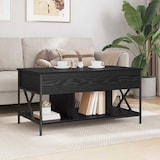 thumbnail of vidaXL Couchtisch Schwarz Eichen-Optik 100 x 55 x 48,5 cm