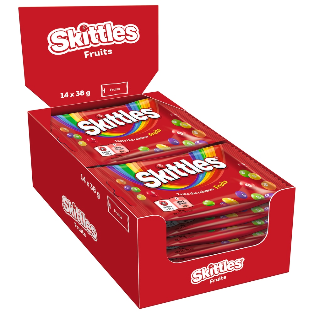 Skittles Fruit Kaubonbons 14 x 38g (0,532kg)
