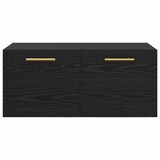 thumbnail of vidaXL Wandschrank Wandmontiert Schwarz Eichen-Optik 80 x 36.5 x 35 cm