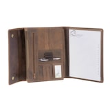 thumbnail of Dethloff Fächermappe A4 Leder 7 Fächer vintagebraun Aktenmappe Orgamappe Leopold D021426503-S