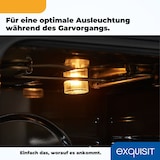 thumbnail of Exquisit EH 10.3 F2 Elektro-Standherd | Ober-/Unterhitze, |Backofen-Volumen: 51 l | EEK:  A |Weiß