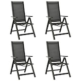 thumbnail of Helloshop26 - Conjunto de comedor de jardín exterior de 5 piezas de aluminio antracita 02_0013697