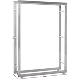 thumbnail of Leñero Keri de acero inoxidable Acero inoxidable/25x100x125 cm