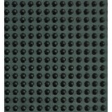 thumbnail of FELPUDO NEGRO Goma picos 70x120 cm, TESAR