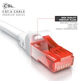 thumbnail of CSL Cat 6 Gigabit Ethernet LAN Kabel - mehrfach geschirmt - UTP Gigabit - 1000 Mbit/s - Patchkabel - Netzwerkkabel - 0,25m