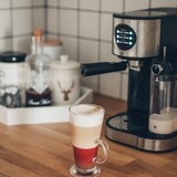 thumbnail of MPM MKW-07M Macchina per Caffè Espresso 20 Bar, Cappuccino e Latte, Montalatte, Scaldatazze, 1470W, Nero